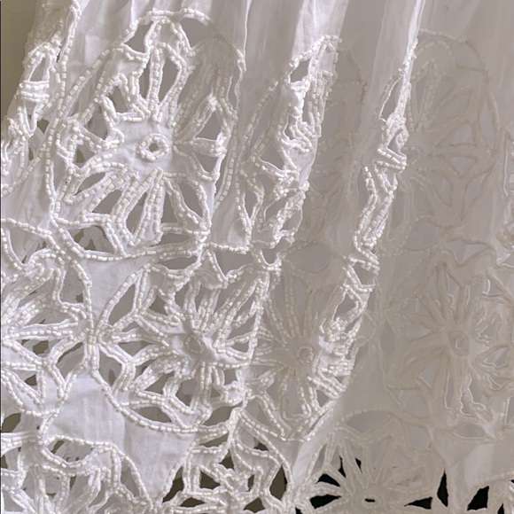 ✨ BASIL & MAUDE hand made white skirt beads - Picture 2 of 8